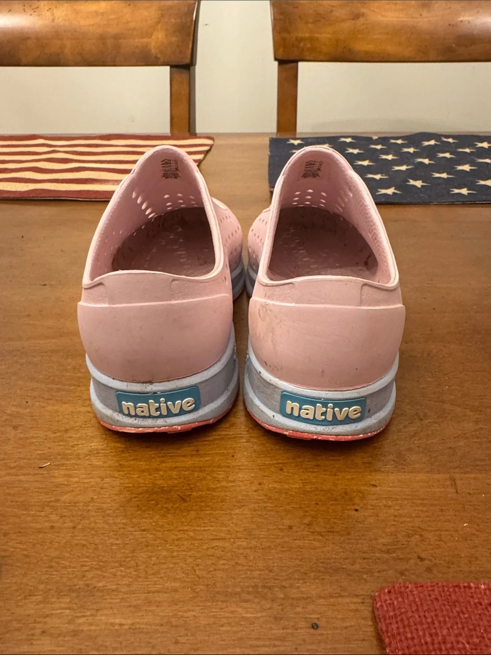 Native Kids Pink Slip-On Water Shoes